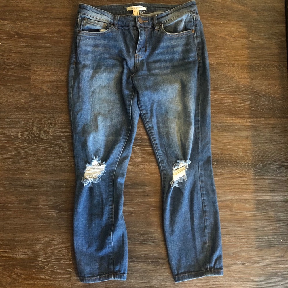 Life In Progress Distressed Jeans Size 27